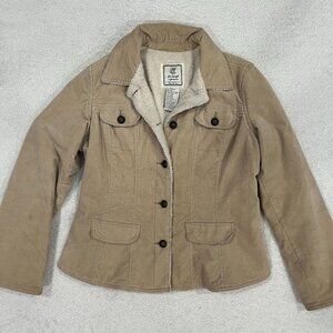 Tan Jacket with Sherpa Fleece